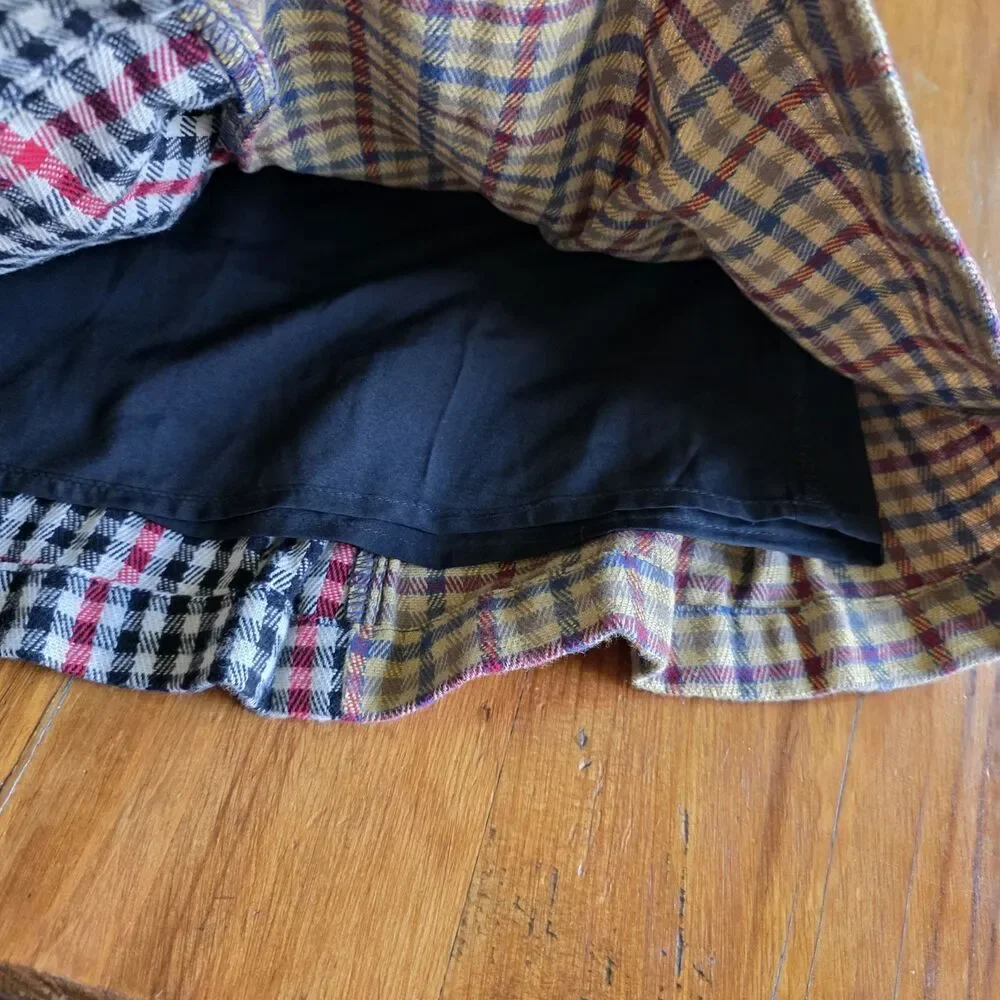 Rowing Blazers X Target Size 8 Plaid Pleated Mini Skirt, School Girl, Scottish - Picture 5 of 7